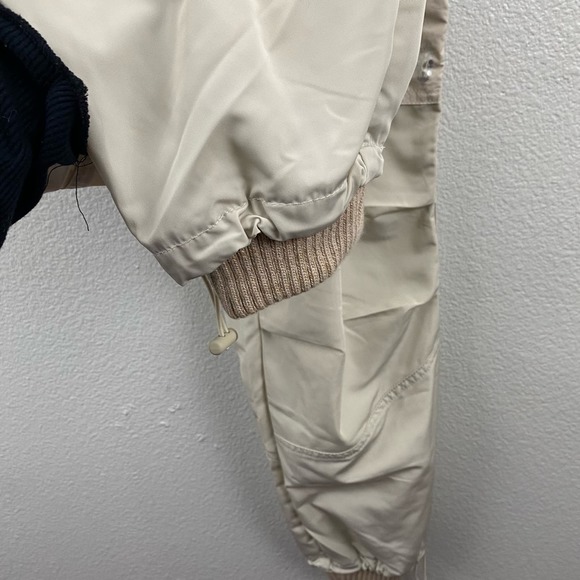 Free People Movement Wherever I Roam Cream Cargo Knit Rib Waist Jogger Pants - Picture 10 of 11